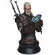 Witcher 3 Wild Hunt buste Geralt Playing Gwent Dark Horse