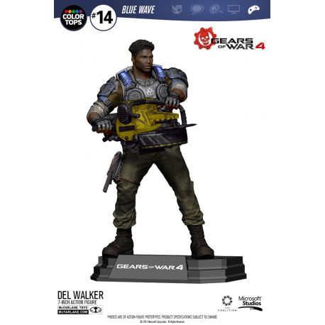 Gears of War 4 figurine Color Tops Delmont 'Del' Walker McFarlane Toys