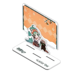 Hatsune Miku Présentoir à figurine en acrylique Miku and Red Panda (Winter Time) POPbuddies