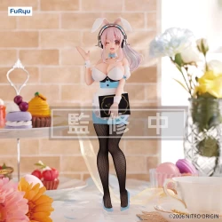 Super Sonico statuette PVC BiCute Bunnies Waitress Light Blue Color Ver. 28 cm Furyu