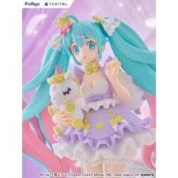 Hatsune Miku figurine Tenitol Hatsune Miku Yumekawa Princess Lavender Ver. Furyu