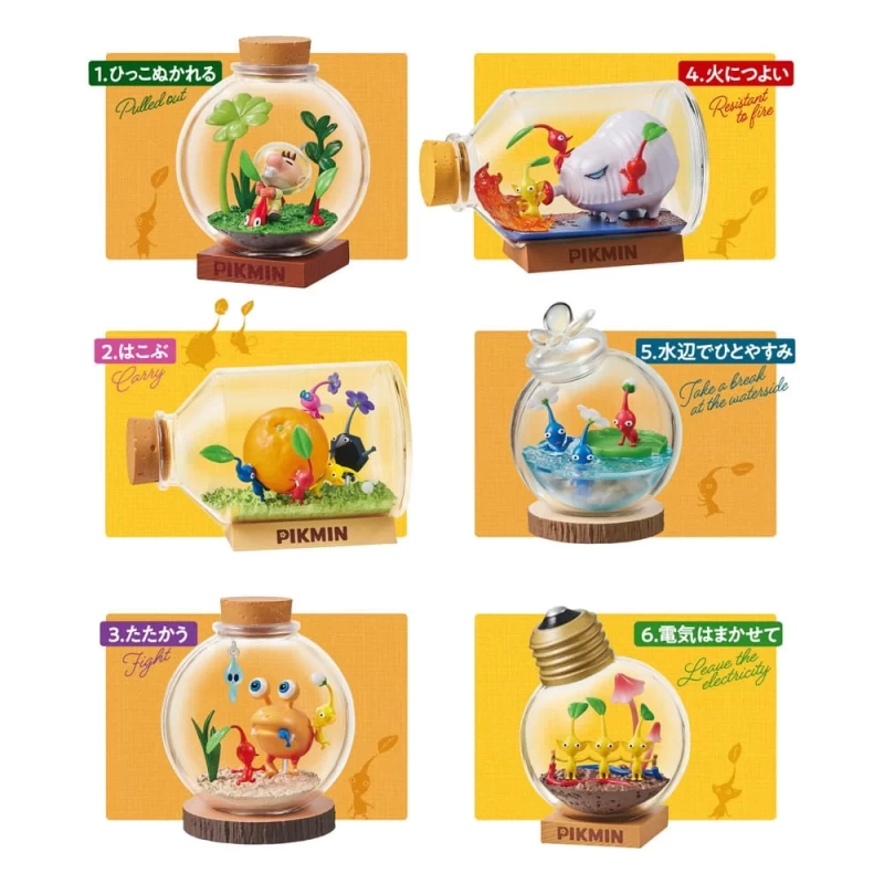 Pikmin assortiment figurines Terrarium Collection Re-Ment
