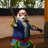 Figurine Panda Khan (Crouching Panda Hidden Turtles) - Tortues Ninja Neca