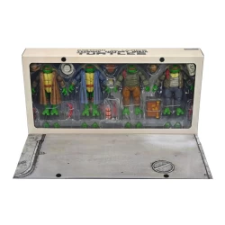 Pack de 4 figurines Gangster Turtles (Mirage Comics) - Tortues Ninja Neca
