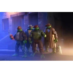 Pack de 4 figurines Gangster Turtles (Mirage Comics) - Tortues Ninja Neca
