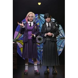Pack de 2 figurines Wednesday Addams (Nevermore Uniform) and Enid - Neca