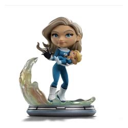 Figurine Mini Co. Invisible Woman and Franklin - Fantastic Four Iron Studios