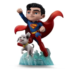 Figurine Mini Co. Superman & Krypto - Superman Legacy Iron Studios
