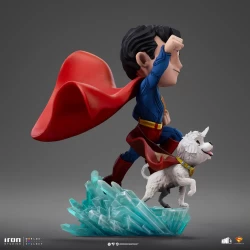 Figurine Mini Co. Superman & Krypto - Superman Legacy Iron Studios
