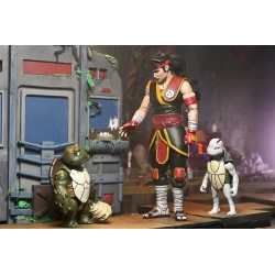 Figurine Ultimate Casey Marie with Baby Odyn & Uno - Teenage Mutant Ninja Turtles: The Last Ronin Neca