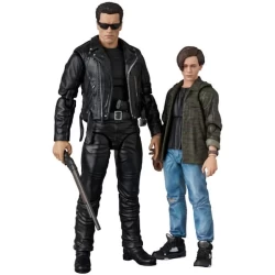Figurine MAFEX T-800 (T2 Ver.) & John Connor - Terminator 2 Medicom