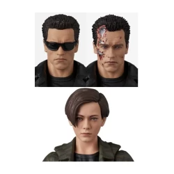 Figurine MAFEX T-800 (T2 Ver.) & John Connor - Terminator 2 Medicom