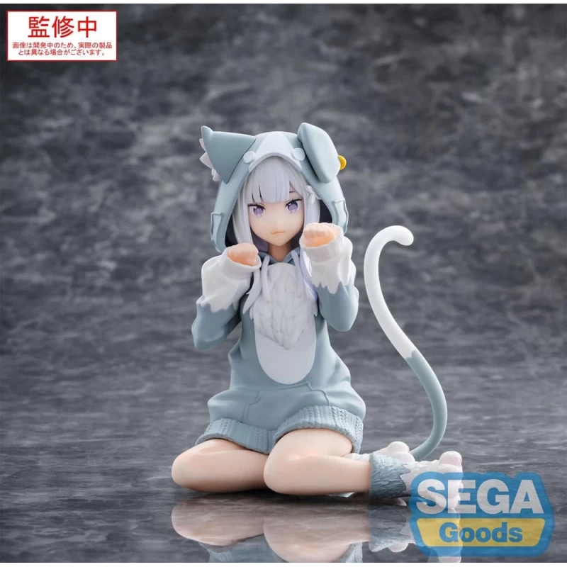 Figurine Yumemirize Emilia Mofumofu Pack - Re:Zero Starting Life in Another World Sega Figurine Yumemirize Emilia Mofumofu Pack - Re:Zero Starting Life in Another World Sega