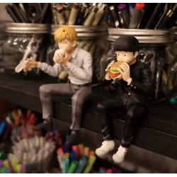 Figurine Shigeo Kageyama & Ekubo - Mob Psycho 100 III x Bunbougu Cafe 2022 Union Creative
