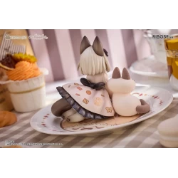 Figurine Tea Time Cats x Siamese Cat Azuki-san Friendship Collaboration Exclusive Set - Ribose