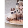 Figurine Tea Time Cats x Siamese Cat Azuki-san Friendship Collaboration Exclusive Set - Ribose