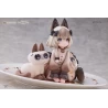 Figurine Tea Time Cats x Siamese Cat Azuki-san Friendship Collaboration Exclusive Set - Ribose