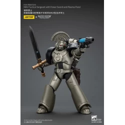 Figurine lron Warriors MKVI Tactical Sergeant with Power Sword and Plasma Pistol - Warhammer The Horus Heresy Joy Toy