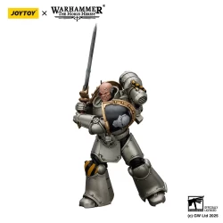 Figurine lron Warriors Command Squad Chosen with Legion Standard - Warhammer The Horus Heresy Joy Toy