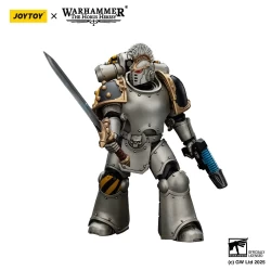 Figurine lron Warriors Command Squad Chosen with Legion Standard - Warhammer The Horus Heresy Joy Toy