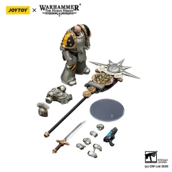 Figurine lron Warriors Command Squad Chosen with Legion Standard - Warhammer The Horus Heresy Joy Toy