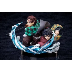 Figurine Tanjiro & Giyuu - Demon Slayer: Kimetsu no Yaiba Aniplex