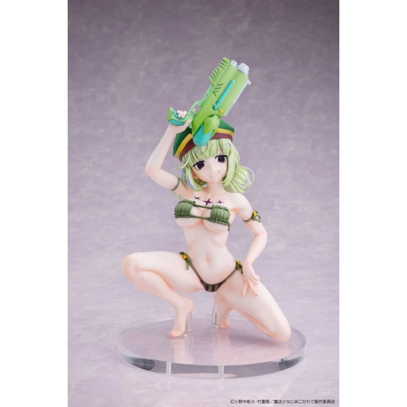 Gushing over Magical Girls figurine Leoparde Swimsuit Ver. 22 cm Kadokawa