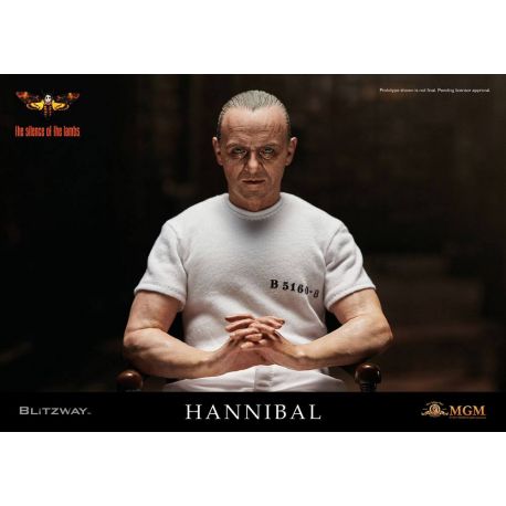 Le Silence des agneaux figurine 1/6 Hannibal Lecter White Prison Uniform Ver. Blitzway