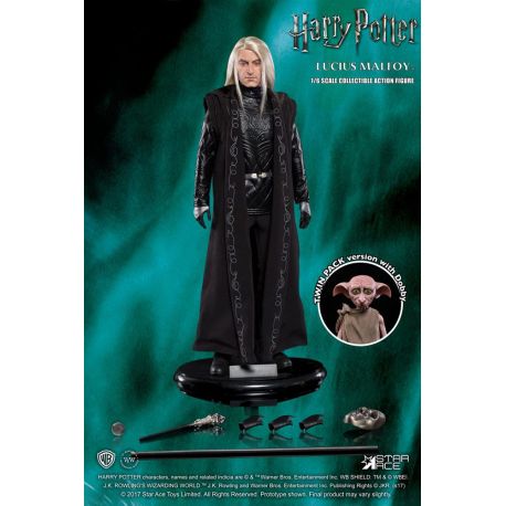 Harry Potter MFM pack 2 figurines 1/6 Lucius Malfoy & Dobby Star Ace Toys