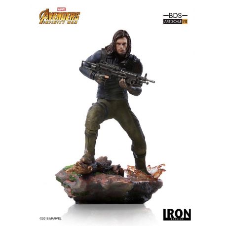 Avengers Infinity War statuette BDS Art Scale 1/10 Winter Soldier Iron Studios