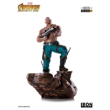 Avengers Infinity War statuette BDS Art Scale 1/10 Drax Iron Studios