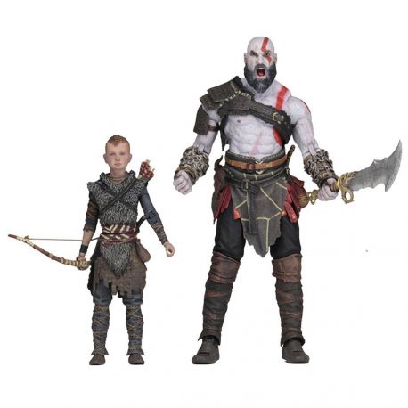 God of War (2018) pack 2 figurines Ultimate Kratos & Atreus Neca