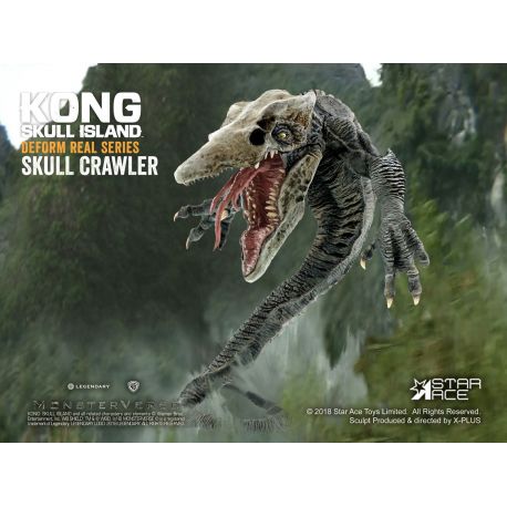 Kong Skull Island statuette Deform Real Series Soft Vinyl Skull Crawler Star Ace Toys