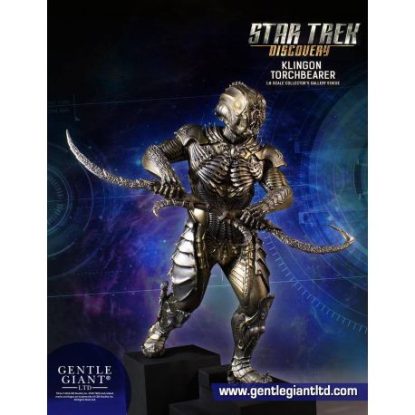 Star Trek Discovery statuette Collectors Gallery 1/8 Klingon Torchbearer Gentle Giant
