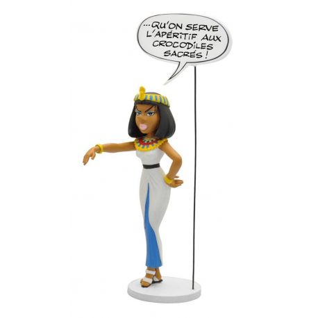 Asterix statuette Collectoys Collection Bulles Cleopatra l'apéritif Plastoy
