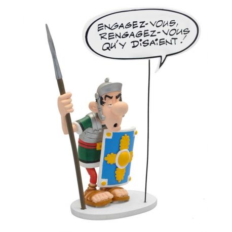 Asterix statuette Collectoys Collection Bulles Le Légionnaire Romain Engagez-vous Plastoy