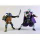 Les Tortues ninja pack 2 figurines Leonardo vs Shredder NECA