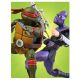 Les Tortues ninja pack 2 figurines Raphael vs Foot Soldier NECA