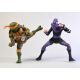 Les Tortues ninja pack 2 figurines Michelangelo vs Foot Soldier NECA