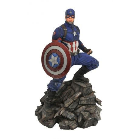 Avengers Endgame Marvel Movie Premier Collection statuette Captain America Diamond Select
