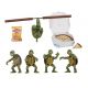 Les Tortues ninja pack 4 figurines Baby Turtles NECA