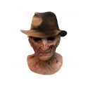 Le Cauchemar de Freddy masque latex Deluxe avec chapeau Freddy Krueger Trick Or Treat Studios