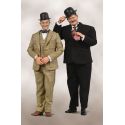 Laurel & Hardy pack 2 figurines 1/6 Classic Suits Limited Edition BIG Chief Studios