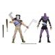 Les Tortues ninja pack 2 figurines Casey Jones & Foot Soldier Neca