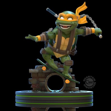 Tortues Ninja figurine Q-Fig Michelangelo Quantum Mechanix