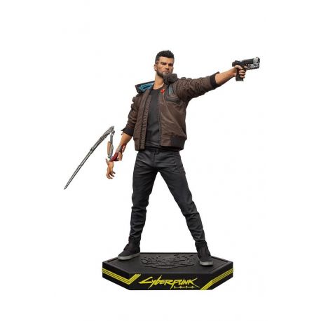 Cyberpunk 2077 statuette Male V Dark Horse