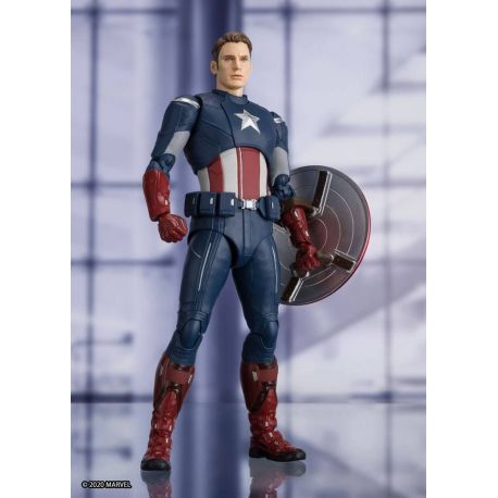 Avengers Endgame figurine S.H. Figuarts Captain America Cap VS. Cap Edition Bandai Tamashii Nations