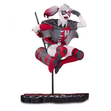 DC Comics Red, White & Black statuette Harley Quinn by Guillem March DC Direct
