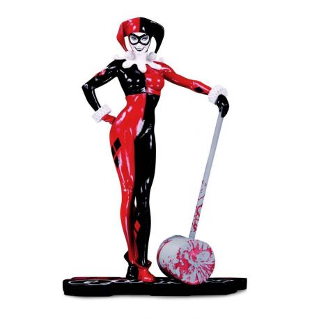 DC Comics Red, White & Black statuette Harley Quinn by Adam Hughes DC Direct
