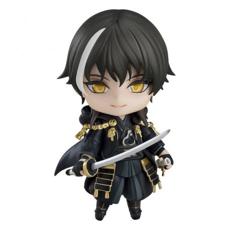 Butai Touken Ranbu Giden Akatsuki no Dokuganryu figurine Nendoroid Tsurumaru Kuninaga Orange Rouge